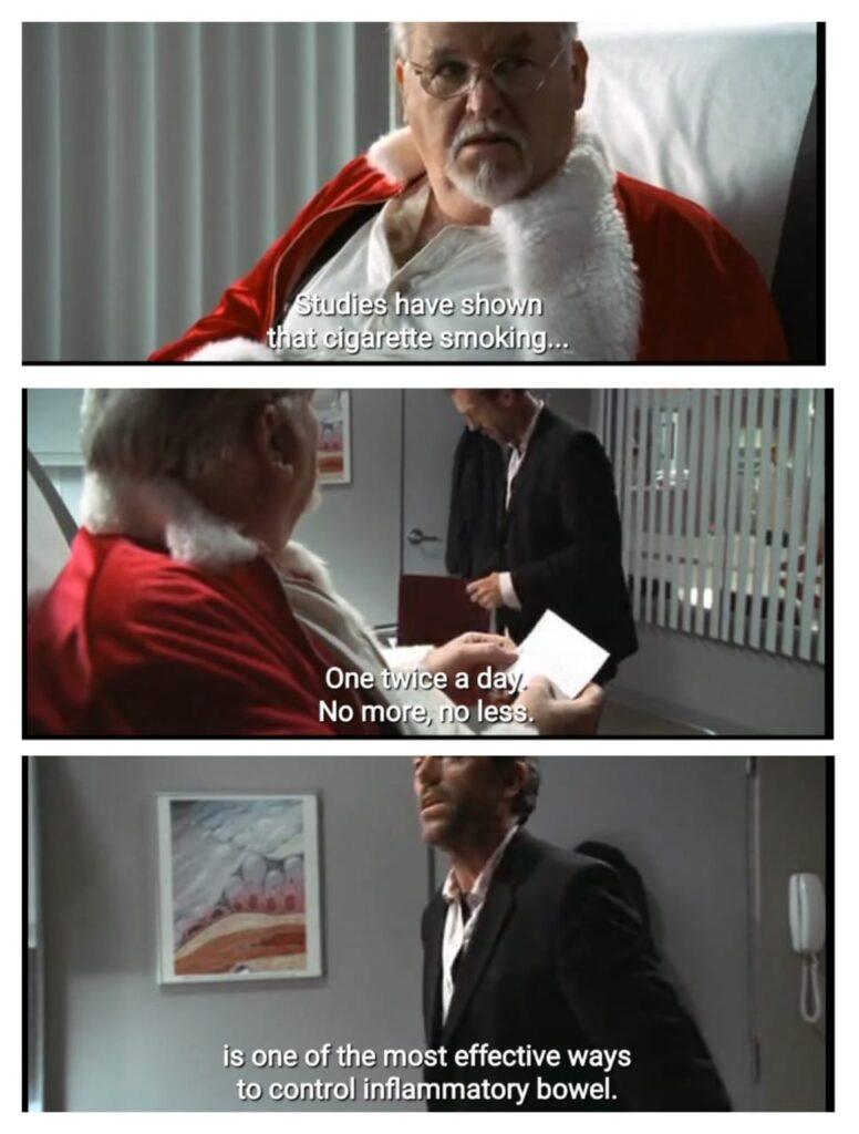 smoking helps ulcerative colitis dr house