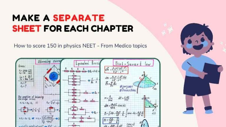 How To Score 150+ in Physics NEET - 12 Advance level tips - Medico ...