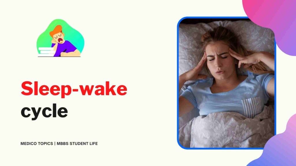 Sleep wake cylce - MBBS student life