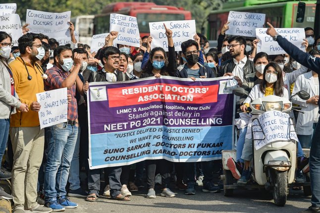 Residents go on strike once more over the delay in NEET-PG counselling