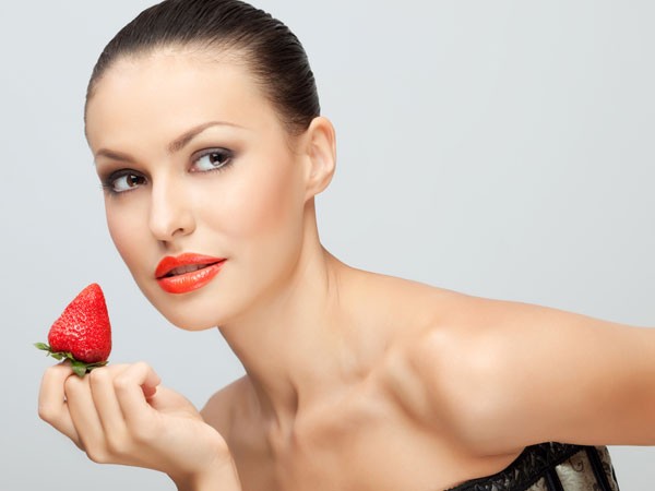 Strawberry best fruit for skin
