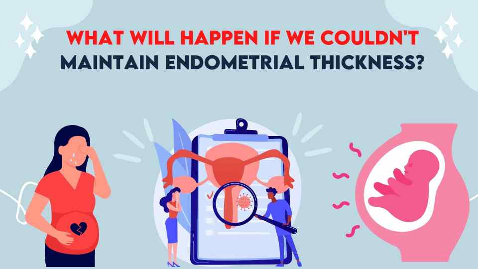 What will happen if we couldn't maintain Endometrial Thickness?