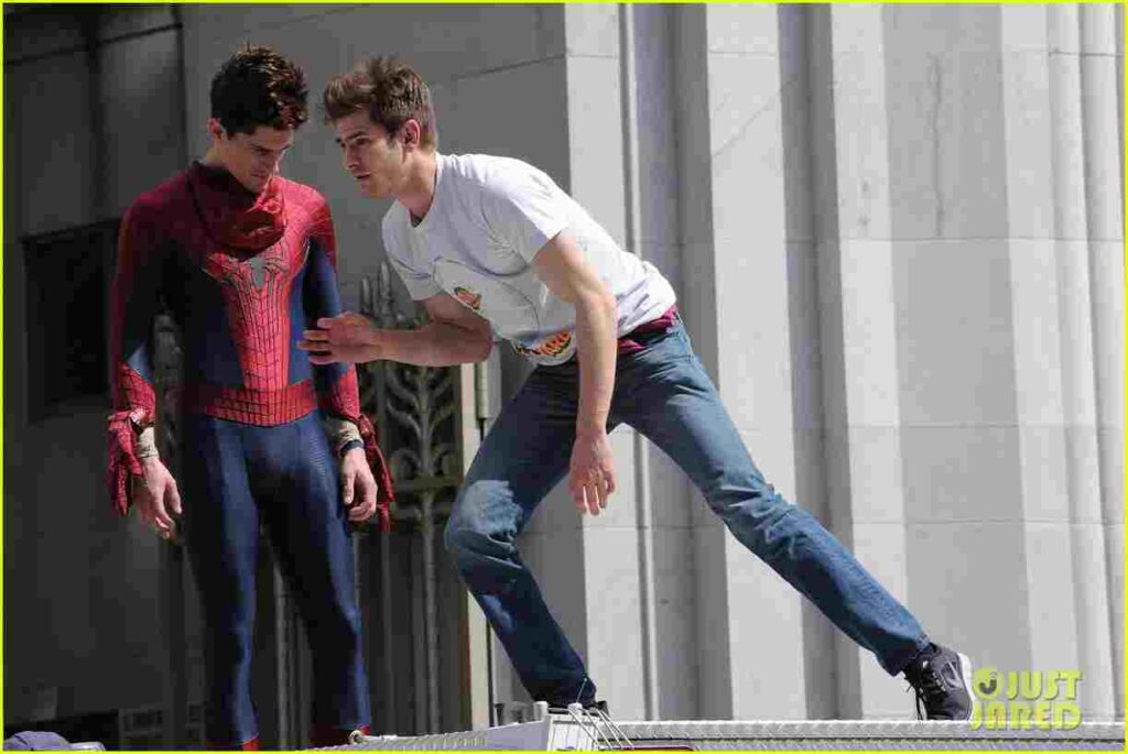 Off Camera, Plays Spider-Man For Kids