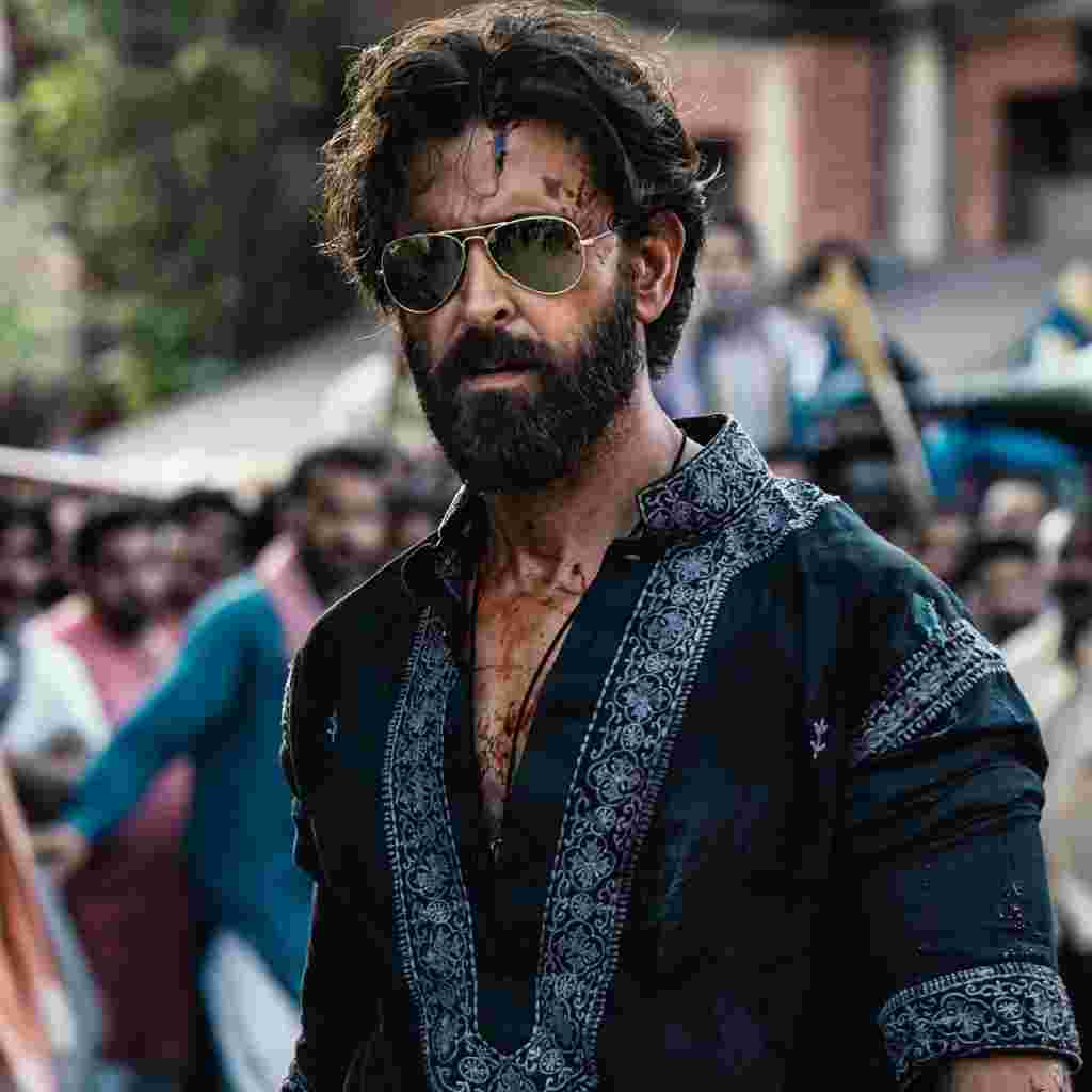 Hrithik Roshan On his birthday, shows off his rugged first look as Vedha in 'Vikram Vedha.'