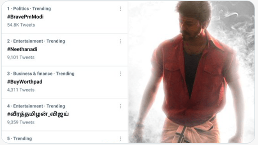 #veerathamizhan_vijay Twitter Trend Most Popular Tweets India