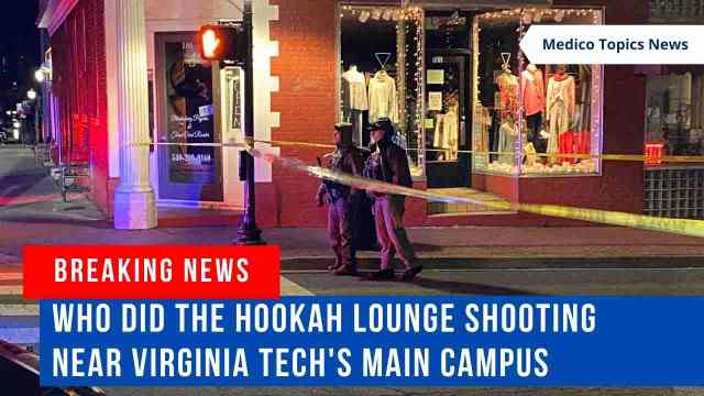 Who did the hookah lounge shooting near Virginia Tech's main campus? What is the motive behind this?
