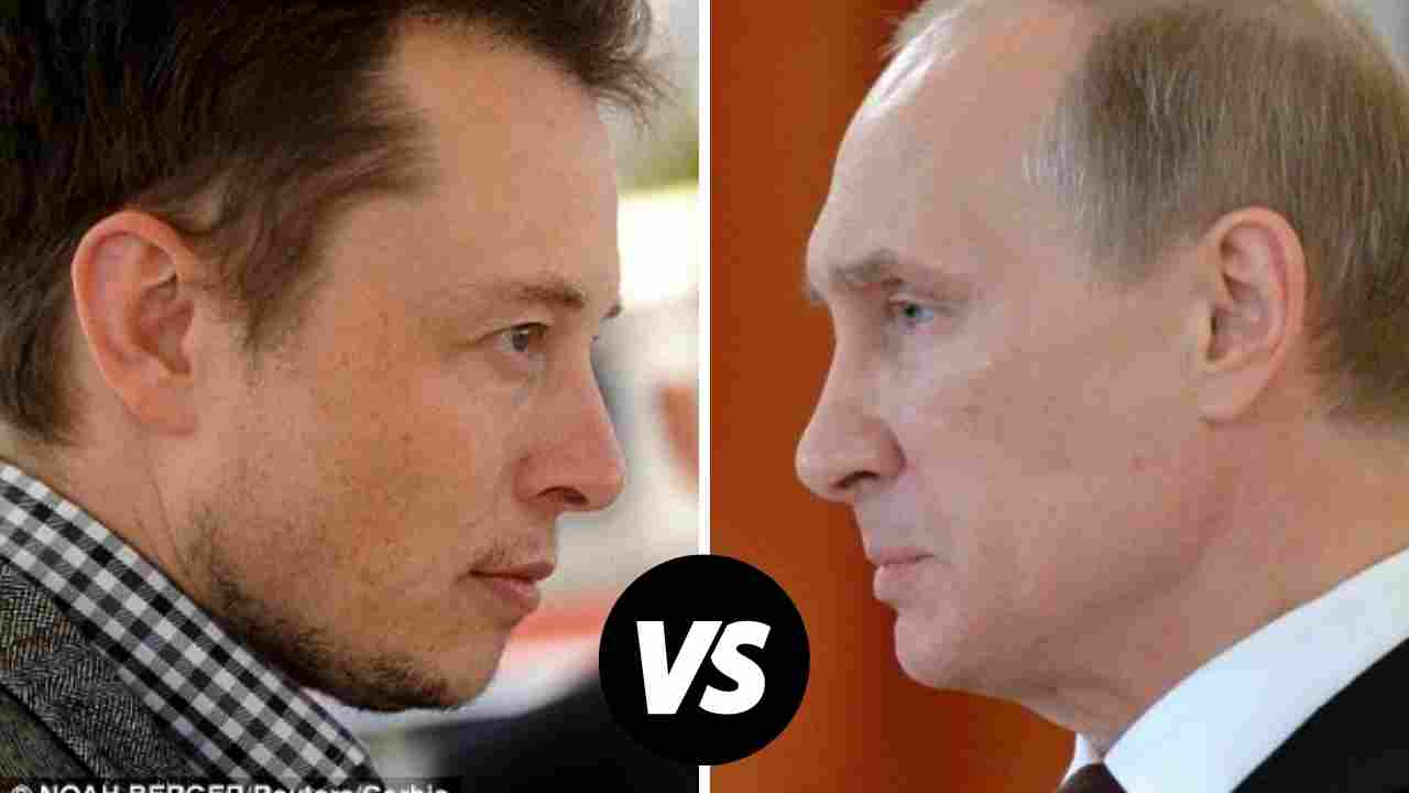 Fight between Elon Musk and Putin