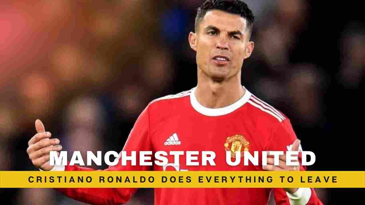 Cristiano Ronaldo does everything to leave