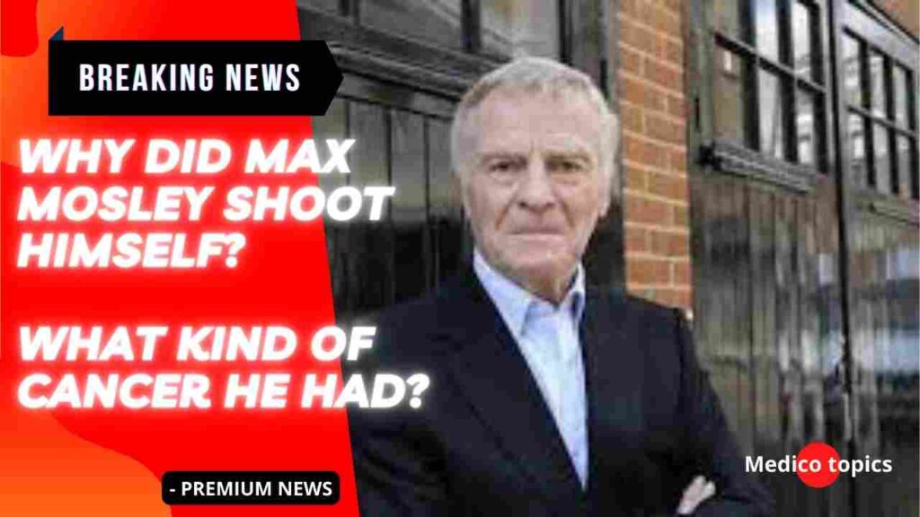 Why did Max Mosley shoot himself