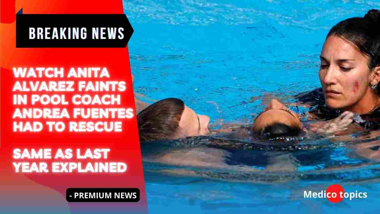 Watch Anita Alvarez faints in pool coach Andrea Fuentes had to rescue