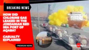Chlorine gas leaked in the Jordanian Red Sea port