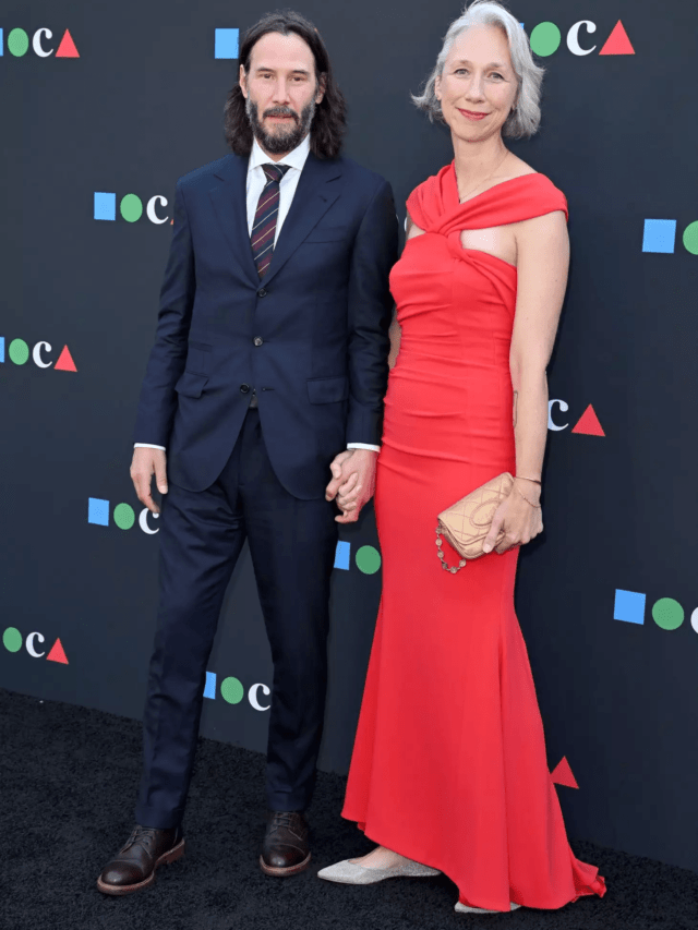 Keanu Reeves and Girlfriend Alexandra Grant in Red Carpet