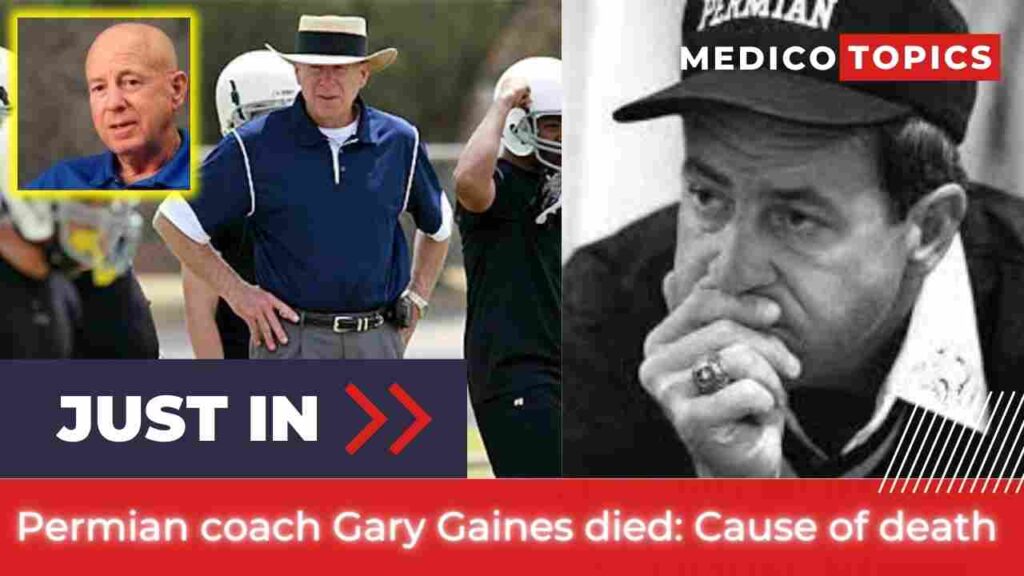 How did Gary Gaines die? Permian coach Cause of death