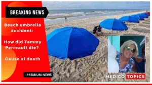 Beach umbrella accident