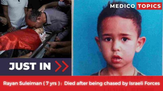 Who was Rayan Suleiman? How did the Palestinian boy die? Cause of death Revealed