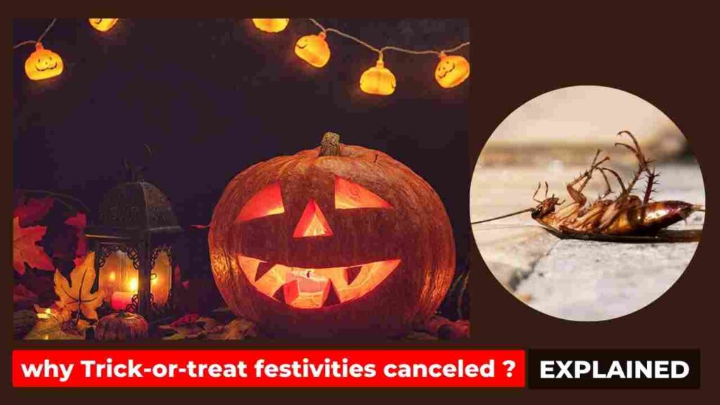Why was the Trickortreat festival cancelled in Michigan Neighborhood