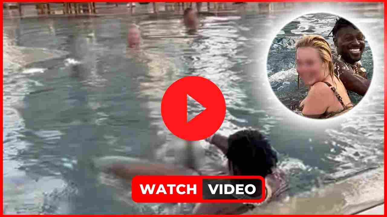 Antonio Brown exposes himself to guests in hotel pool