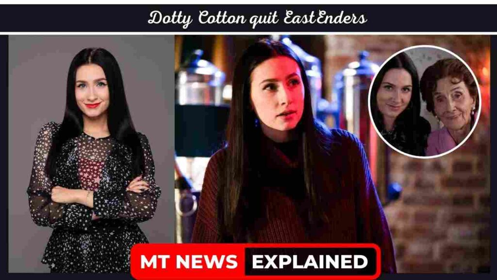 Why did Actress Milly Zero who played Dotty Cotton quit EastEnders? Explained