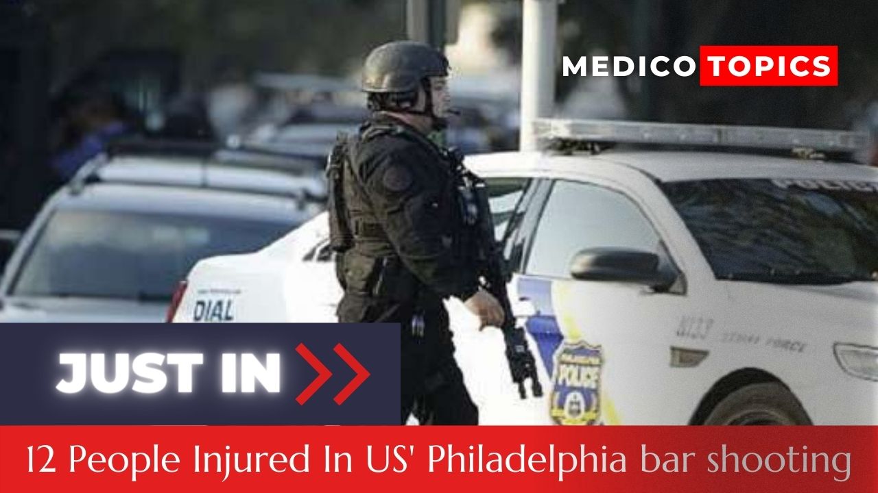 After several shooters started firing outside a club in Philadelphia's Kensington neighborhood on Saturday night, twelve people were sent to the hospital.