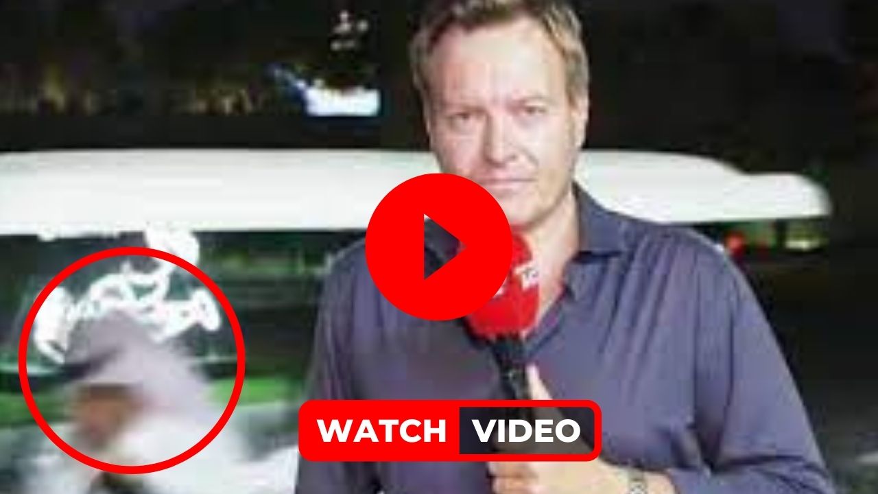 Security personnel in Qatar halted a Danish TV crew's live broadcast and threatened to damage  their camera.