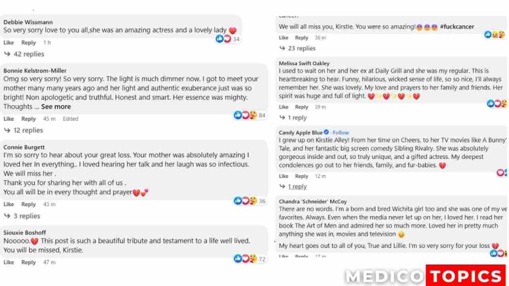 Tributes for Kirstie Alley