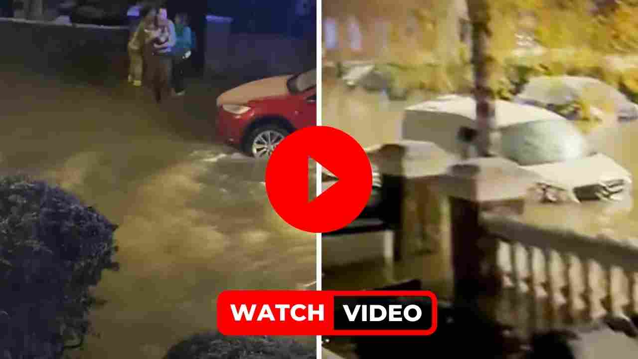 Watch Video: Massive Swiss cottage flooding due to 3 major water lines bursting