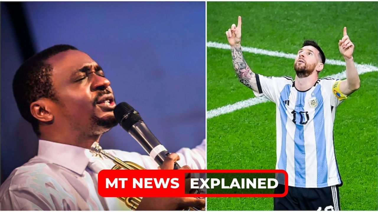 Singer Nathaniel Bassey Prays Messi to Lift World Cup. Explained