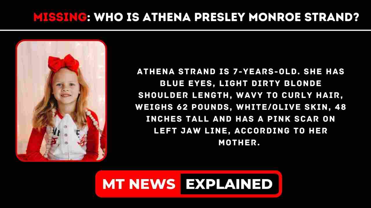 Wise County Missing: Who is Athena Presley Monroe Strand? How we lost the child? Explained