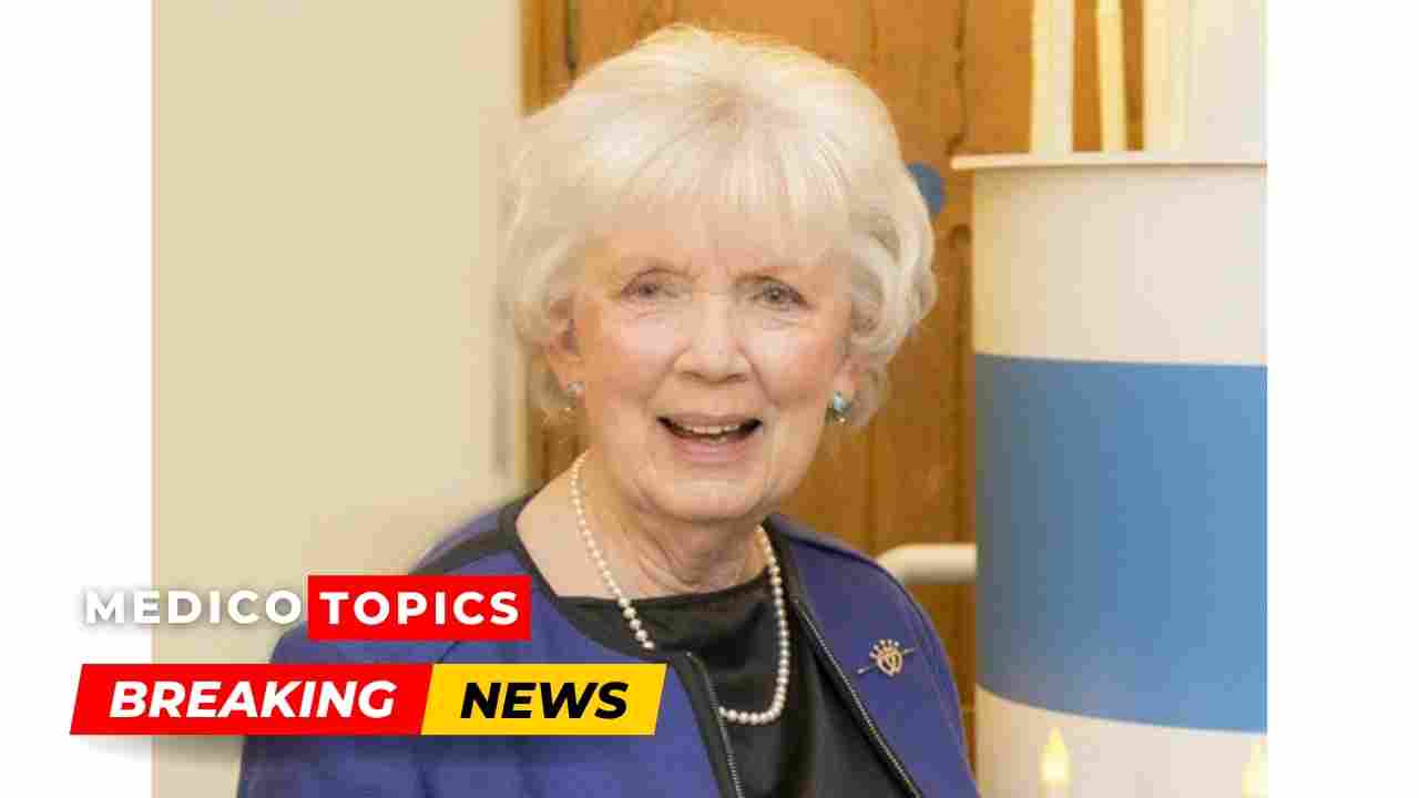 Former Lord Lieutenant of County Antrim Mrs Joan Christie CVO OBE passed away.