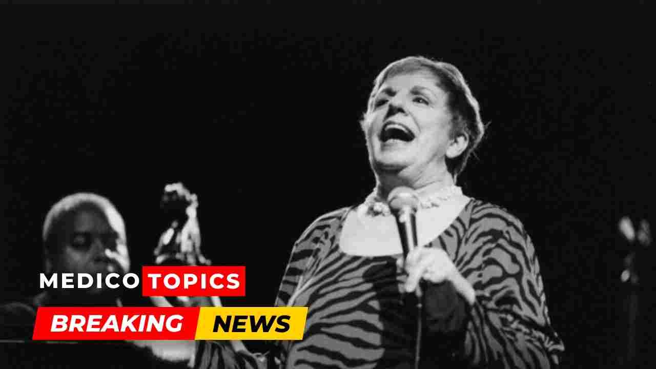 CAROL SLOANE, A LEGENDARY JAZZ SINGER, DIED AT THE AGE OF 85.
