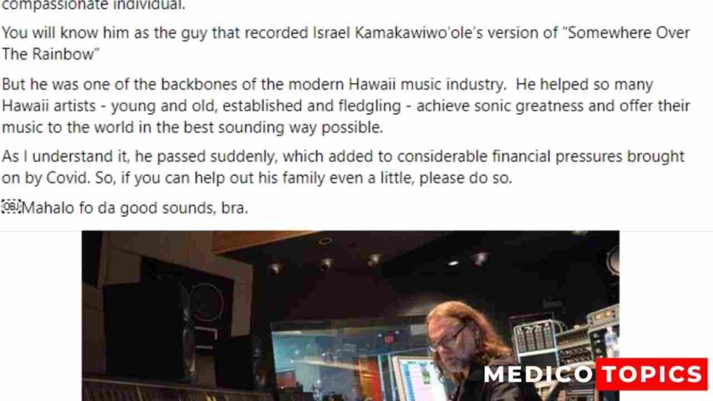 How did Milan Bertosa die? Award winning Hawaii Musician Cause of death Explained