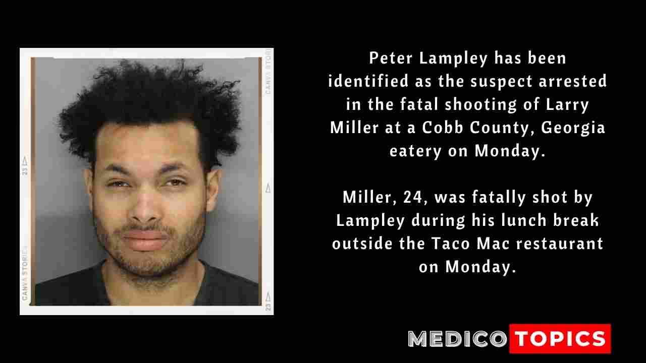 Who is Peter Lampley? Suspect shot and killed Larry Miller Taco Mac in