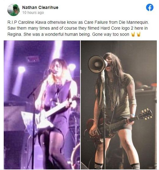 Caroline Kawa aka Care Failure death: How did the member of Die Mannequin band die?