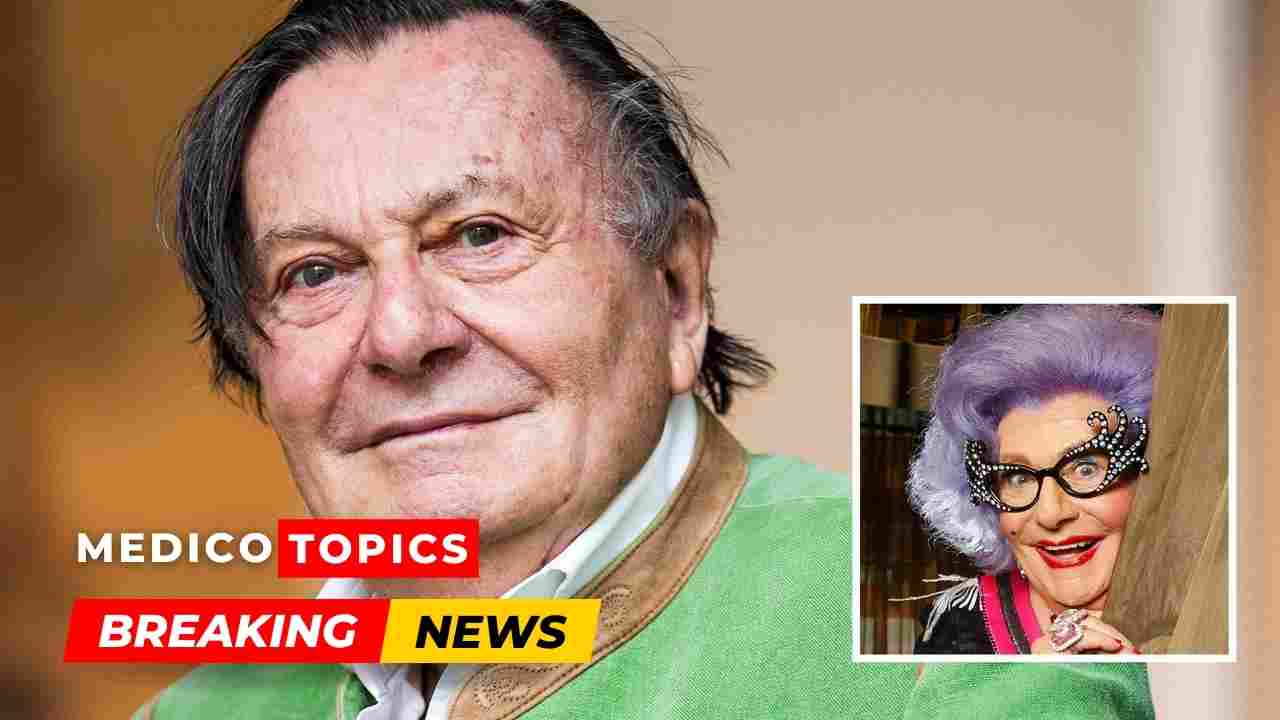 Barry Humphries, an Australian comedian best known for his work on the comedic personas of Sir Les Patterson and Dame Edna Everage, passed away on April 22 in the hospital surrounded by his loved ones.