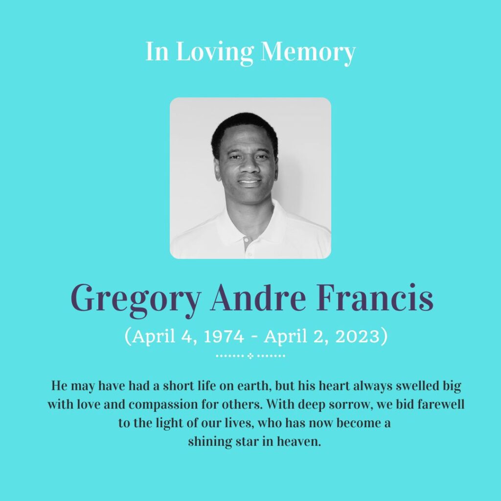 Gregory Andre Francis 