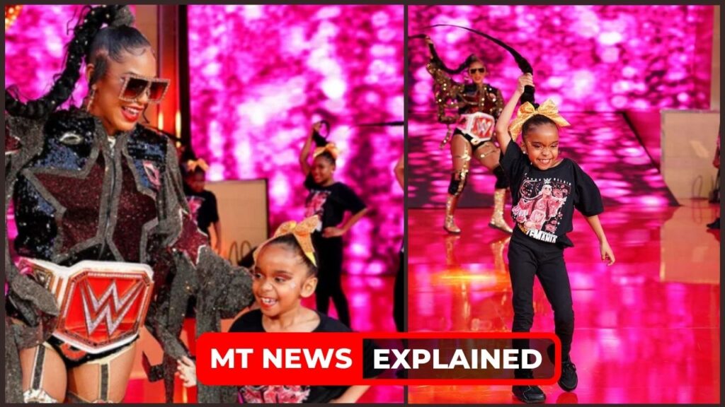  Heart breaking at WrestleMania: A little girl who danced with Bianca Belair lost her mother before the performance