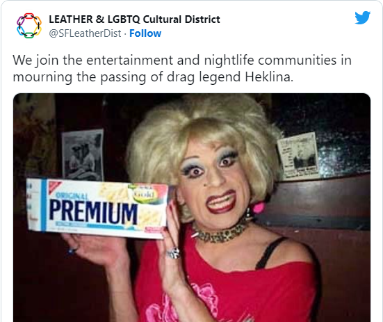 Heklina death: How did the Legendary drag Queen of San Francisco die? Cause of death explained