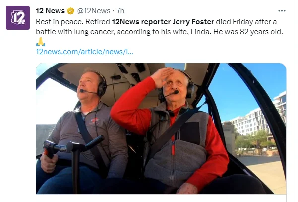 How did Jerry Foster die?