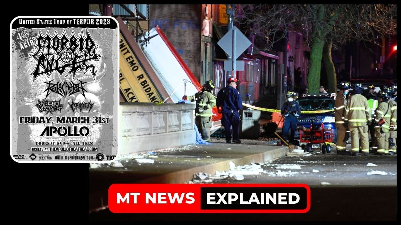 Watch video:Tornado at Morbid Angel Illinois concert, 1 dead and Many injured after roof collapsed