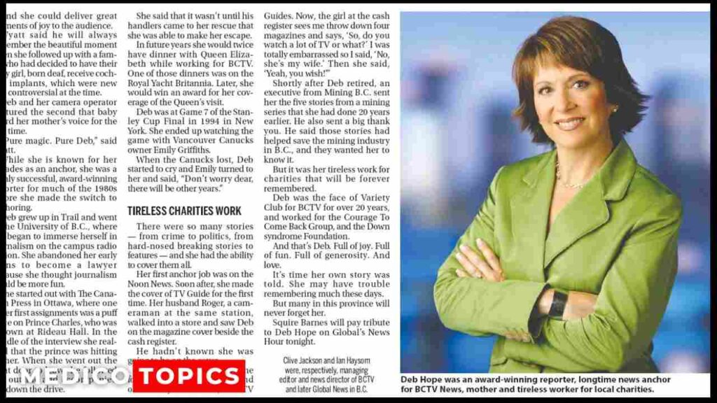 Deb Hope cause of death