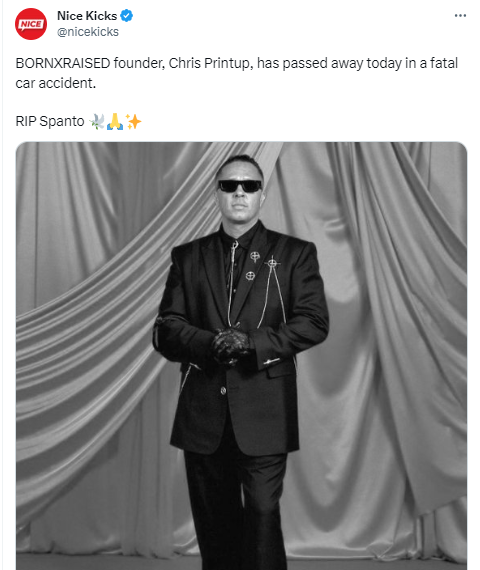 Born x Raised Co-Founder Chris Spanto Printup Has Died