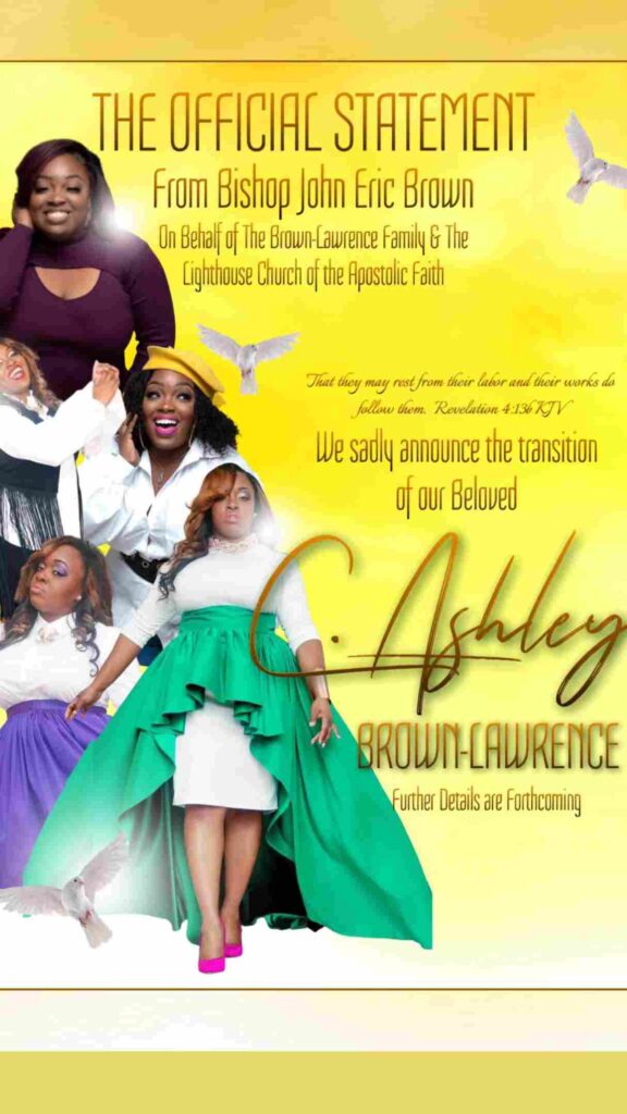 C. Ashley Brown-Lawrence died