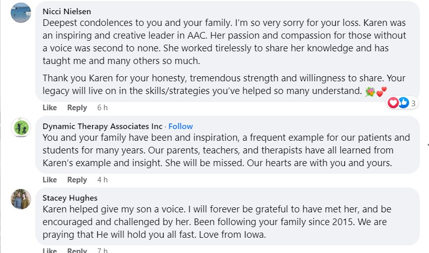 Tributes to Karen Owens 