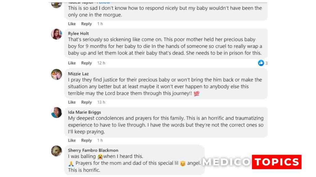 People seek justice for the child of the Georgia parents.